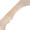 Ekena Millwork 3 1/2"W x 32"D x 32"H Balboa Smooth Knee Brace, Douglas Fir BRC04X32X32BOA00SDF - alternate 2